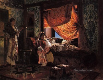 A Moorish Interior Rudolf Ernst Oil Paintings